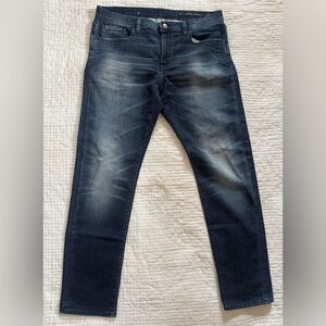 Armani Exchange Blue Jeans faded Pants men’s size 36 waist 30 Length bottom